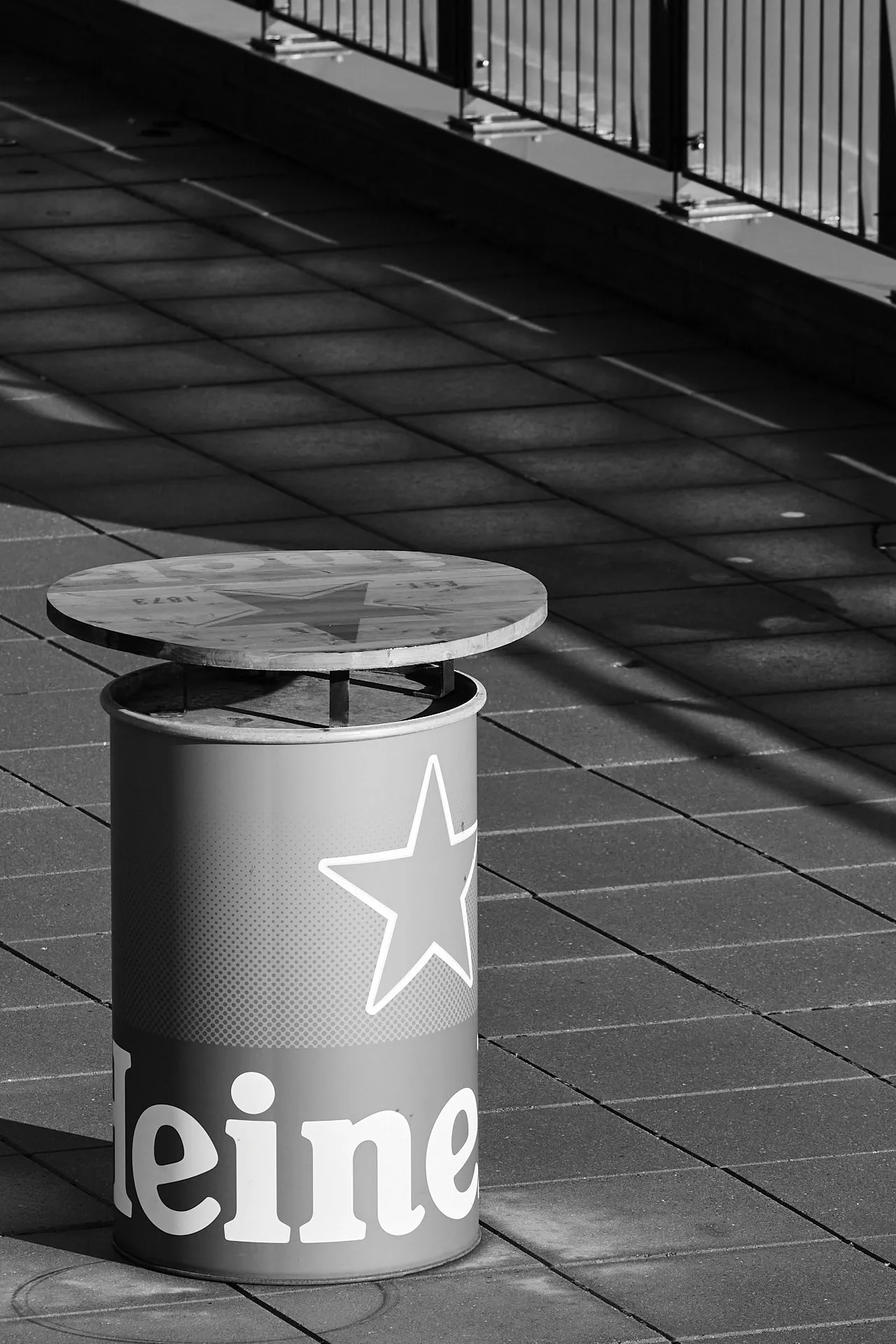 Donkere Structuur — Zwart-Wit
